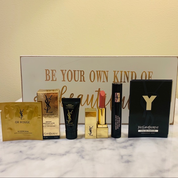 YSL 5 pcs. Lip, mascara, moisturizer glow & more - Picture 4 of 8